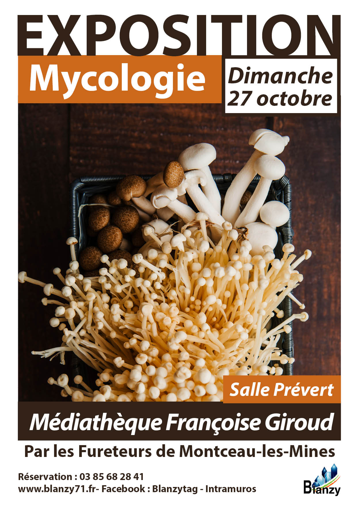 Exposition mycologie Blanzy 27 octobre 2024