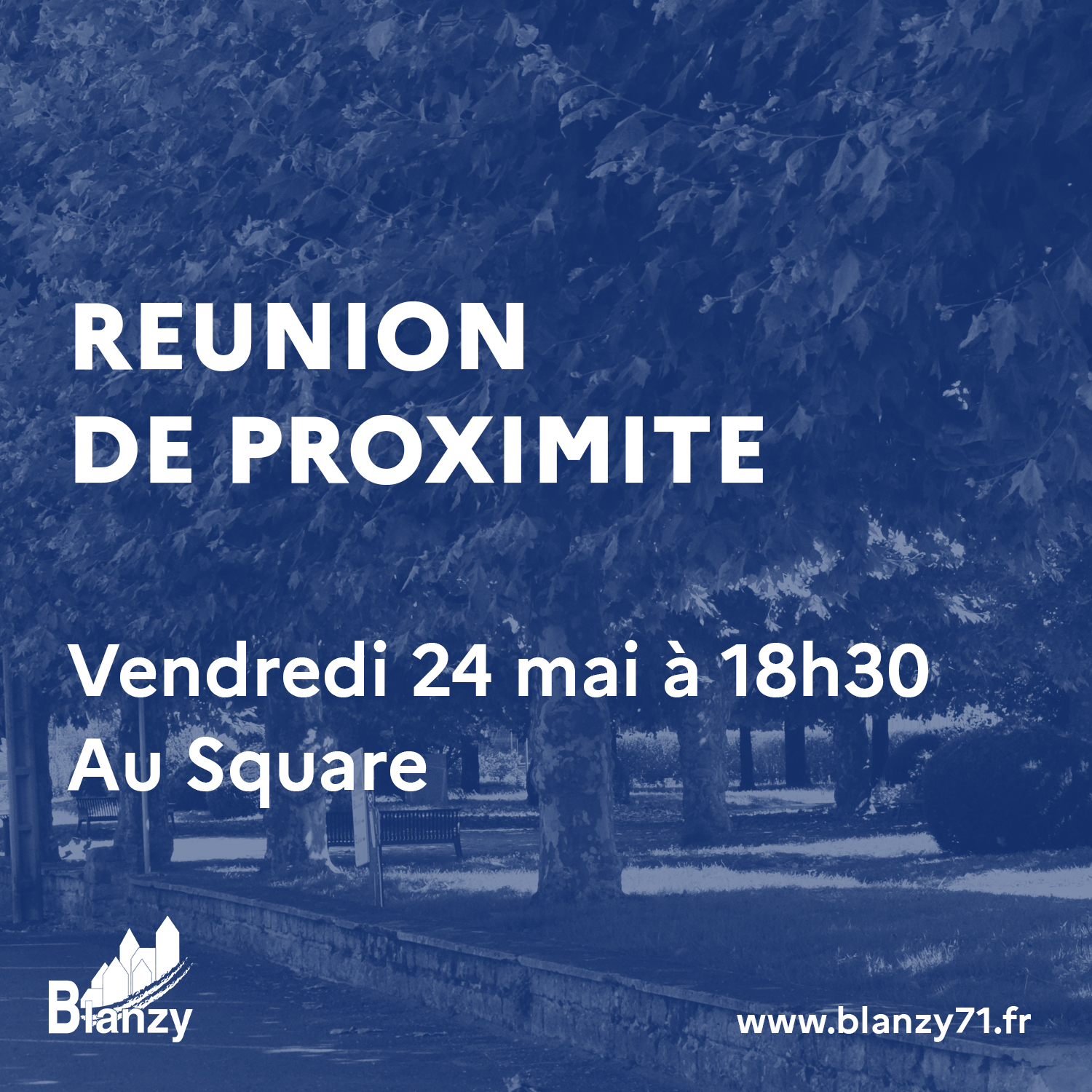 réunion proximité Blanzy 24 mai