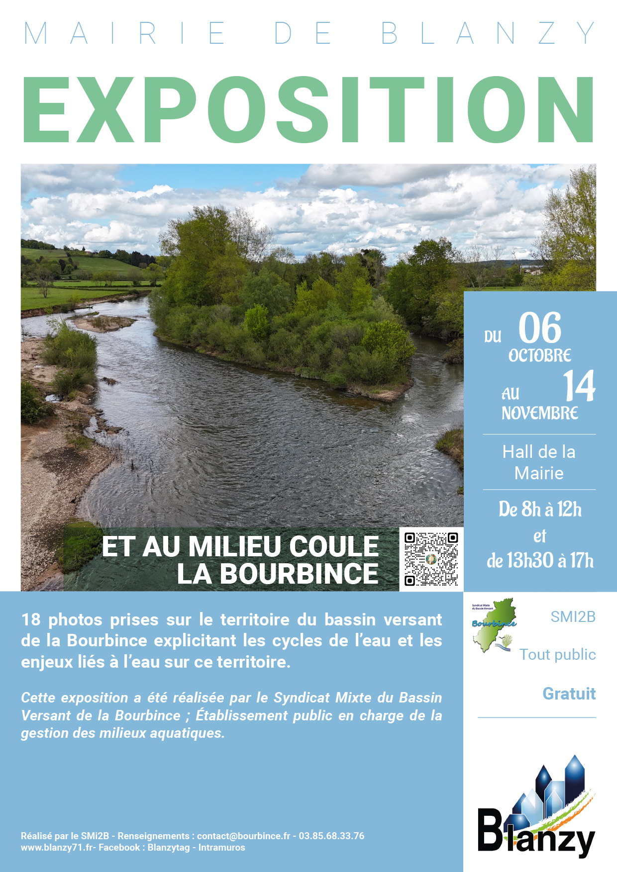 Exposition sur la bourbince