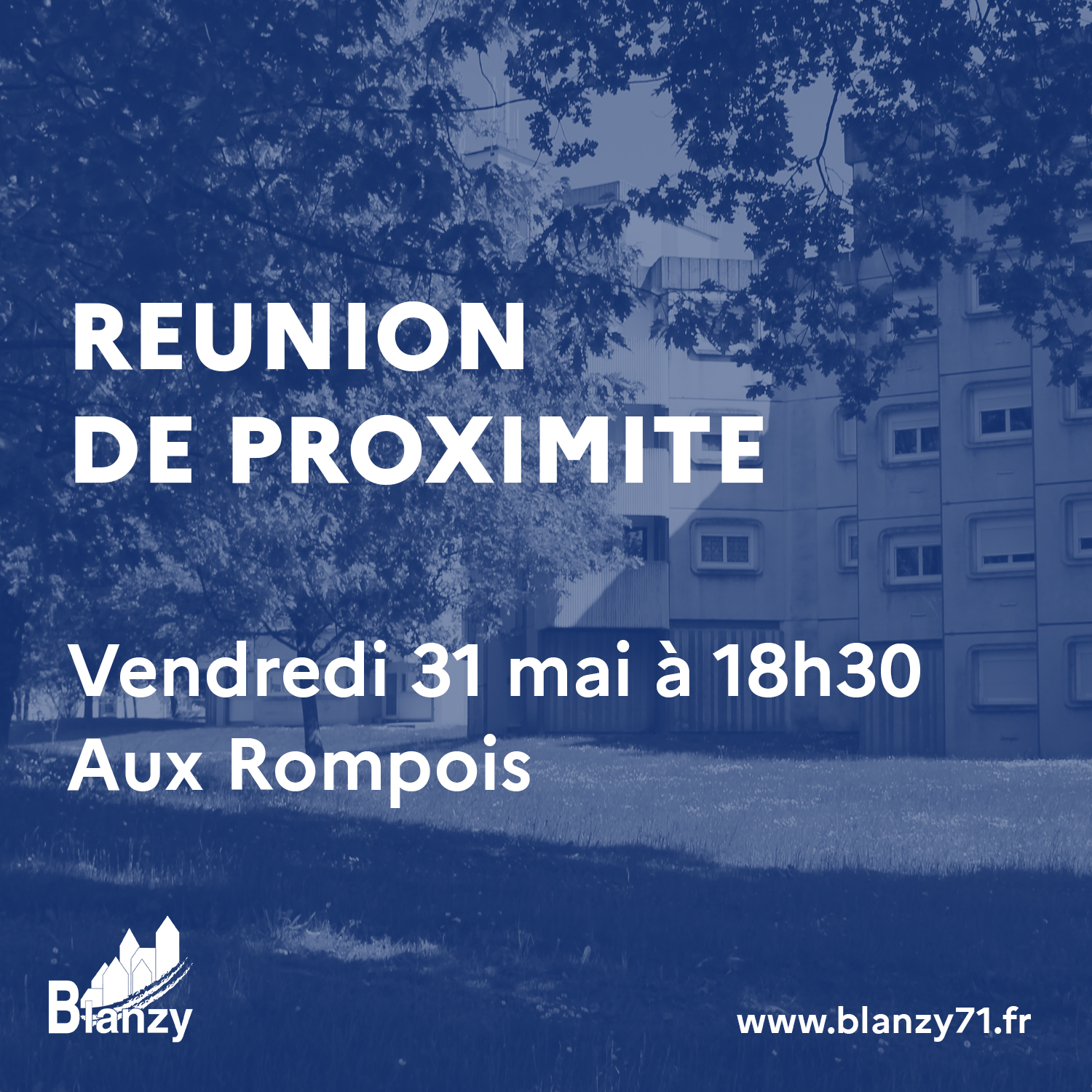 Réunion publique Blanzy 31 mai 2024