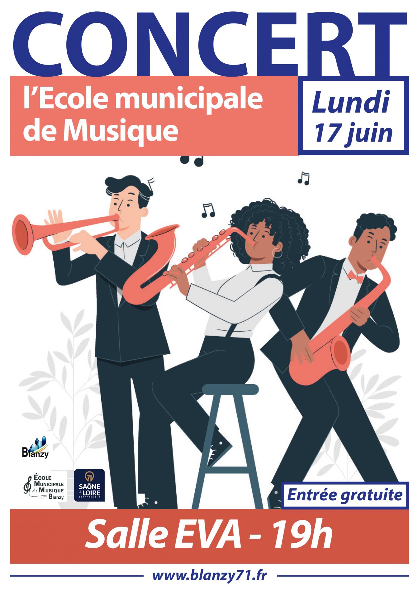 Concert fin année école musique Blanzy juin 2024