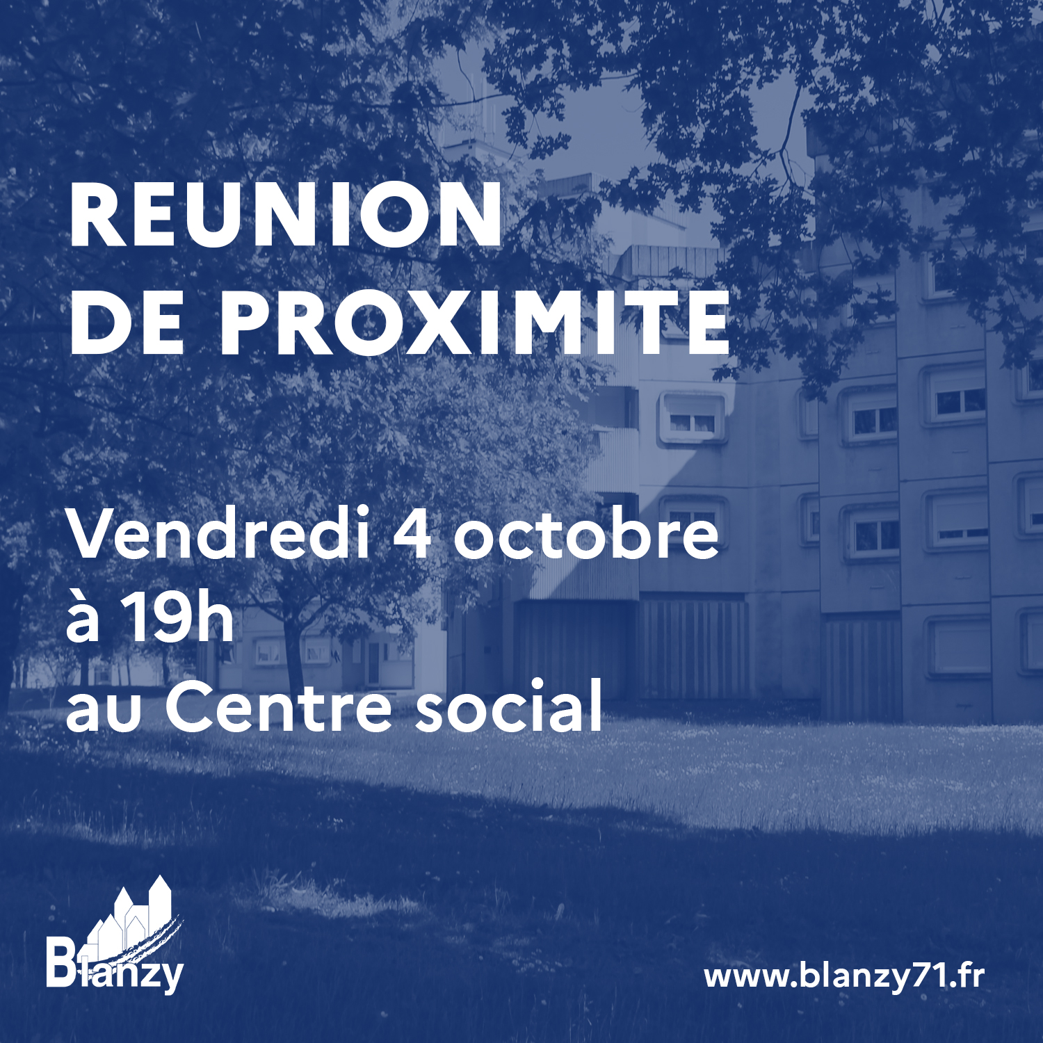 Réunion proximité Blanzy 4 octobre 2024