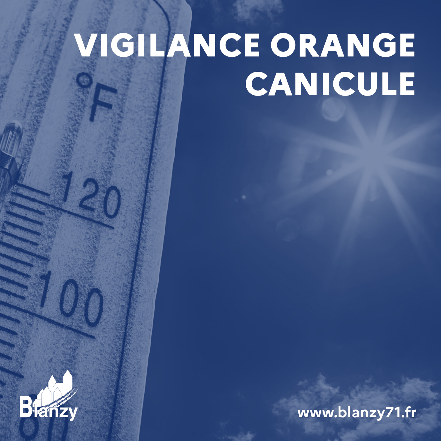 vigilance orange canicule blanzy